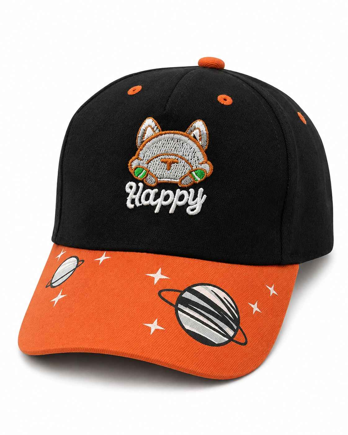Happy Cat Face Baby Caps