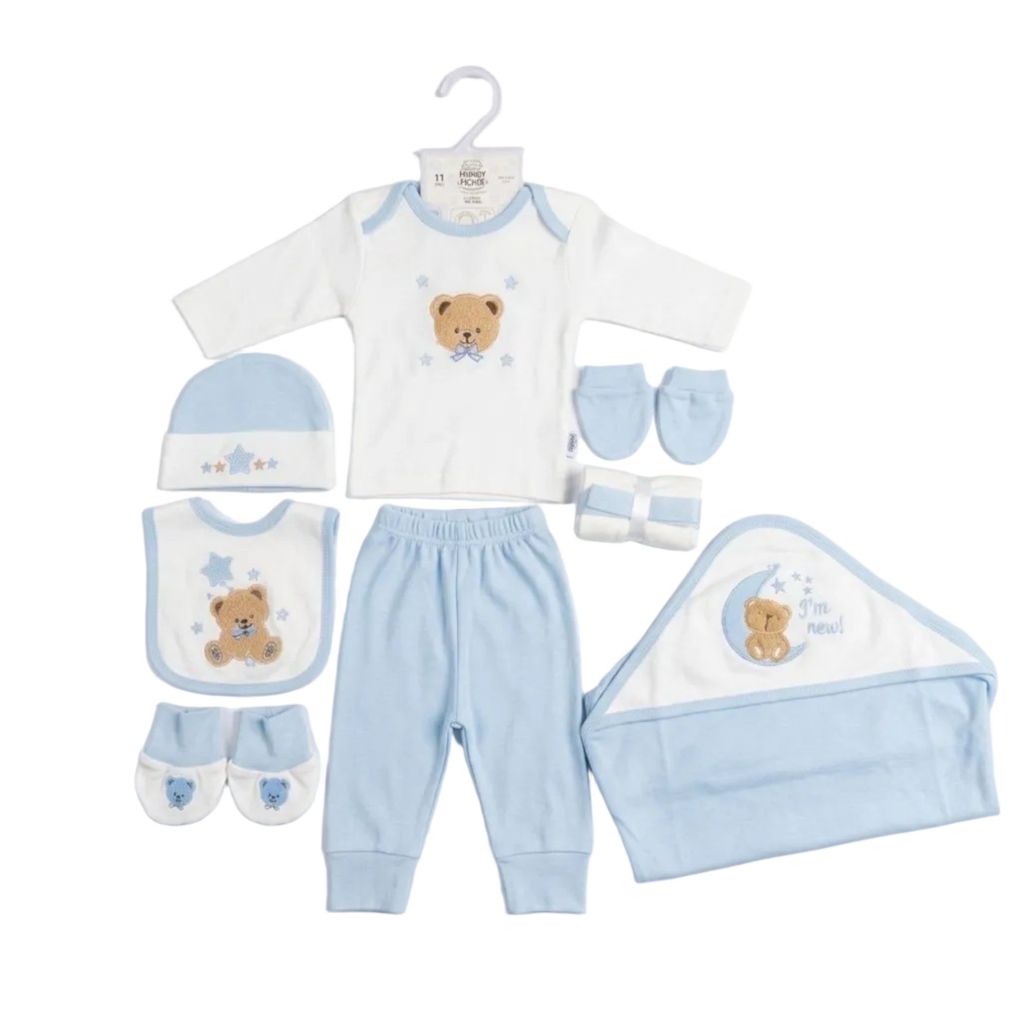 Happy Mom Cute Bear Starter Set New Born Baby 11pc