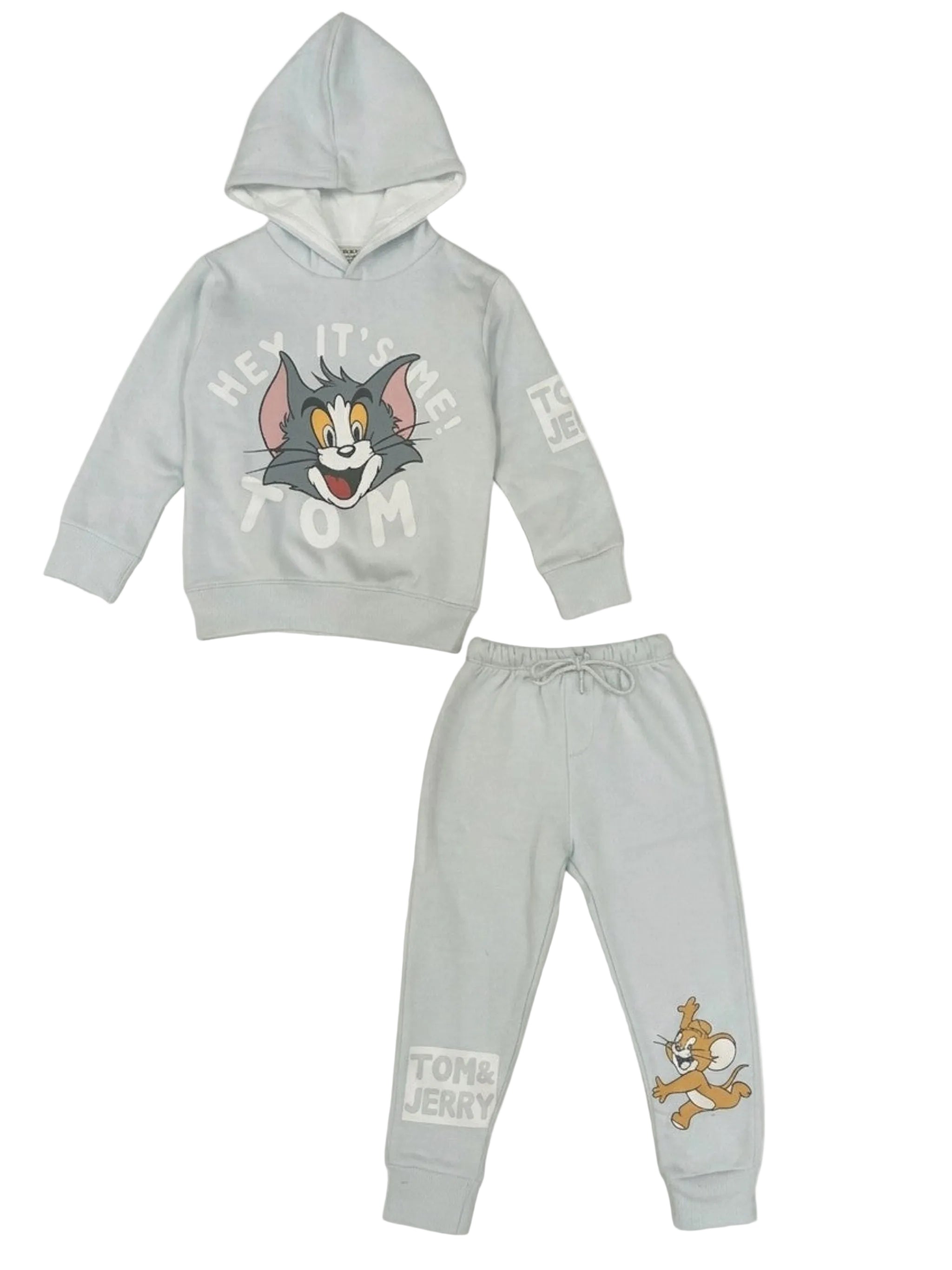 Hey It's Me Tom Hoody Fleece  Tracksuit - Sky Blue