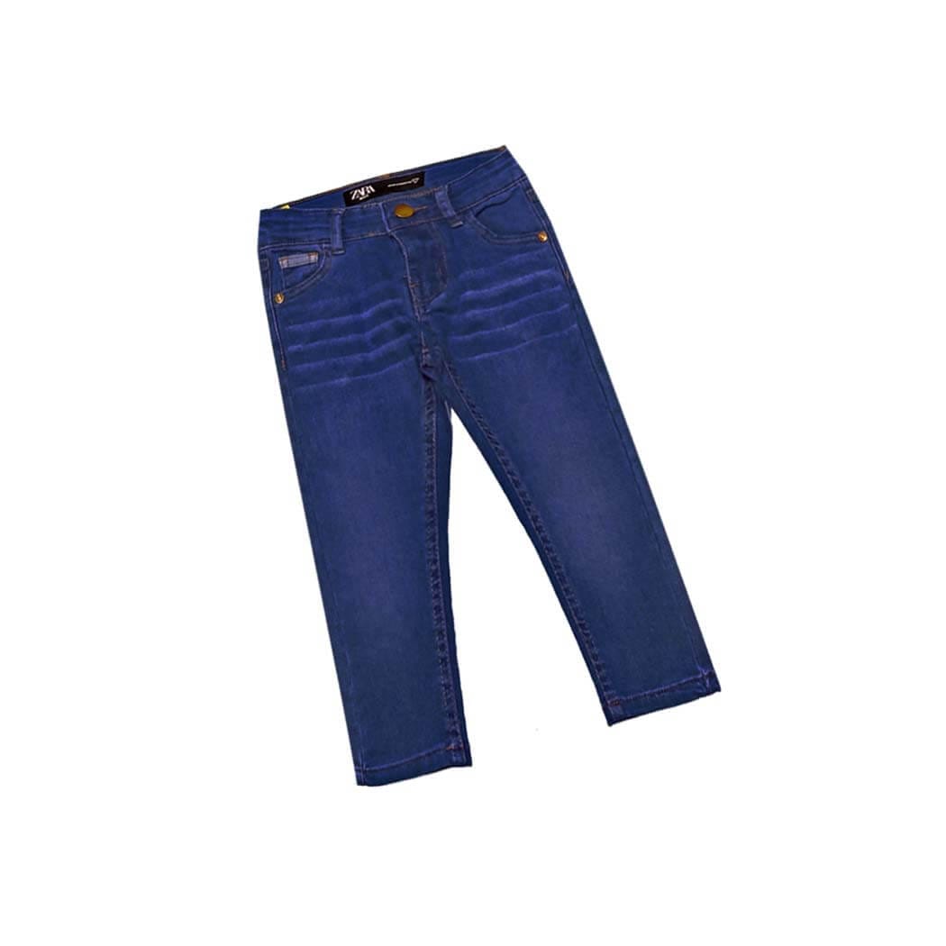 HiFi Straight Fit Strech Jeans - Mid Blue