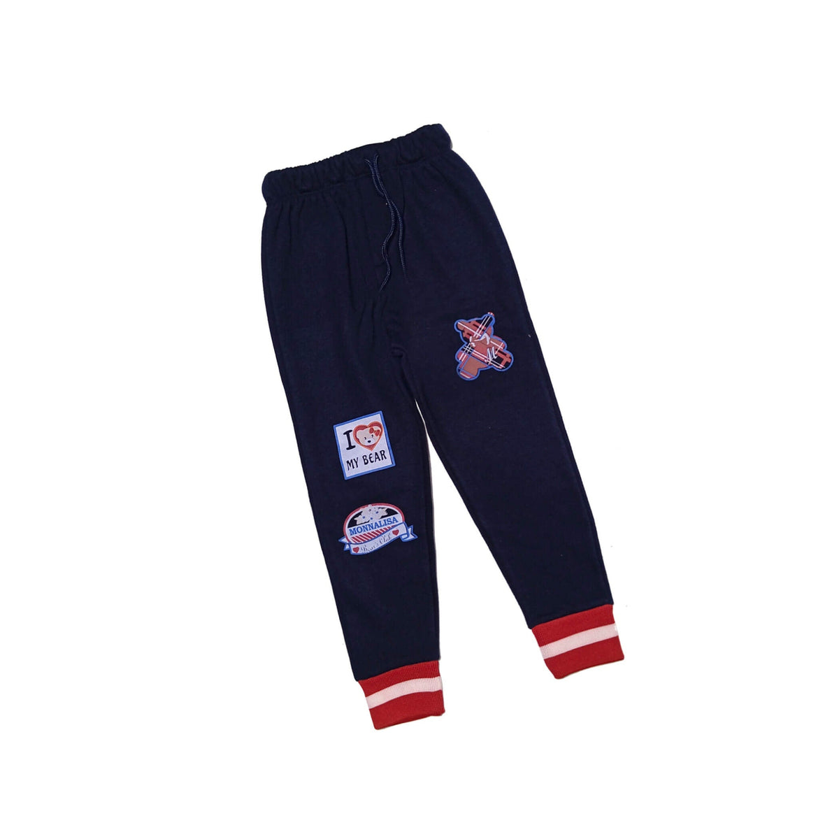 I love Bear Fleece Trouser - Navy Blue