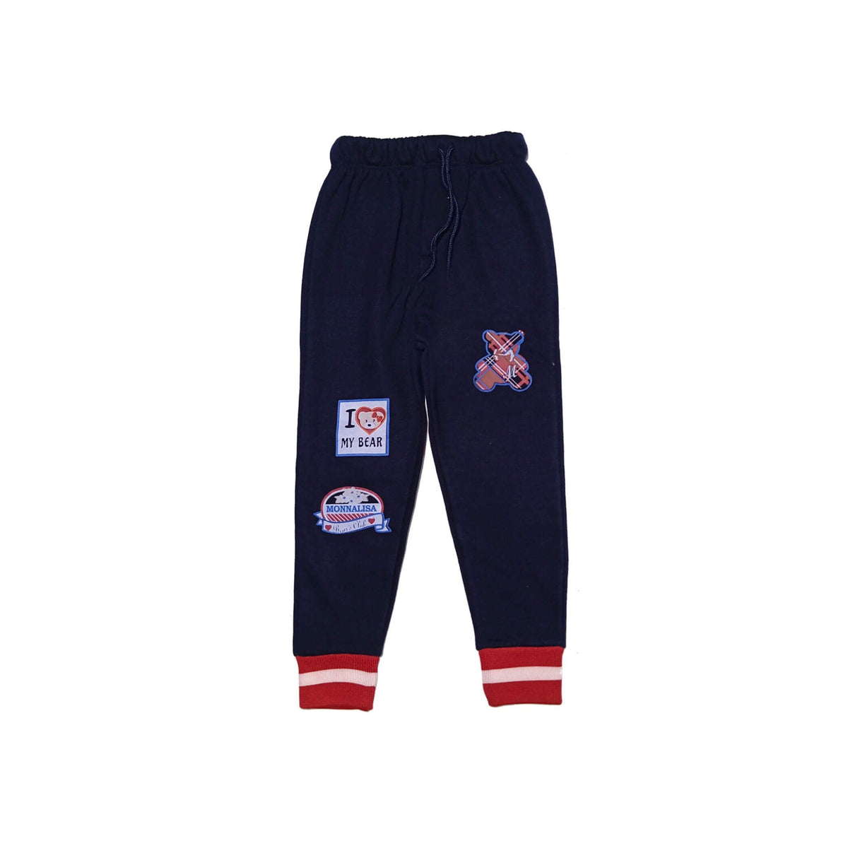 I love Bear Fleece Trouser - Navy Blue