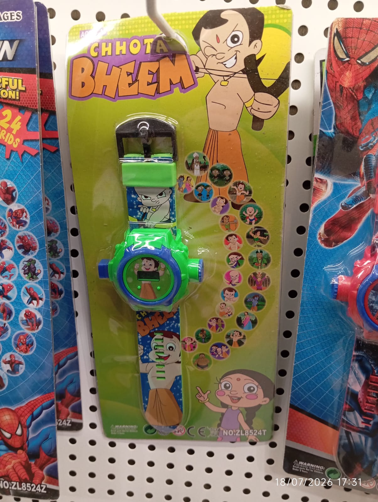 Chhota Bheem Character Projector Watch