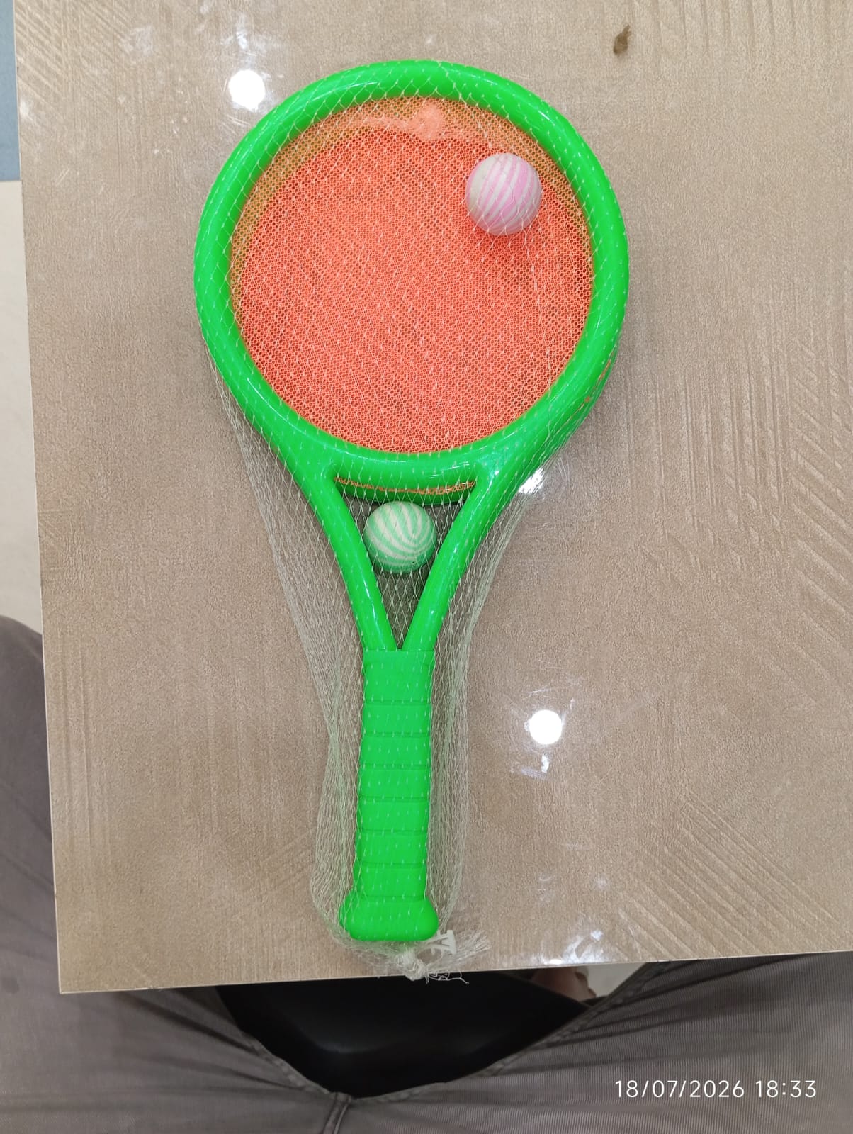 Plastic Table Tennis With Two Balls