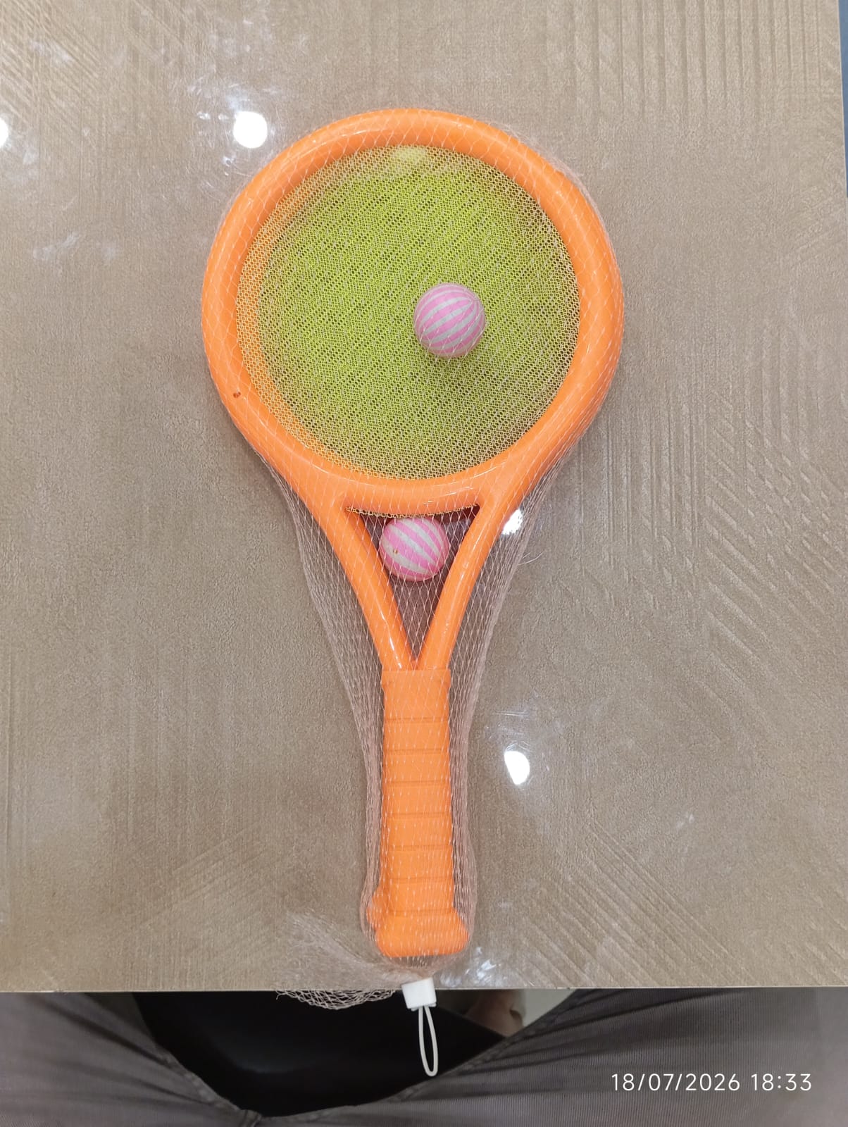 Plastic Table Tennis With Two Balls