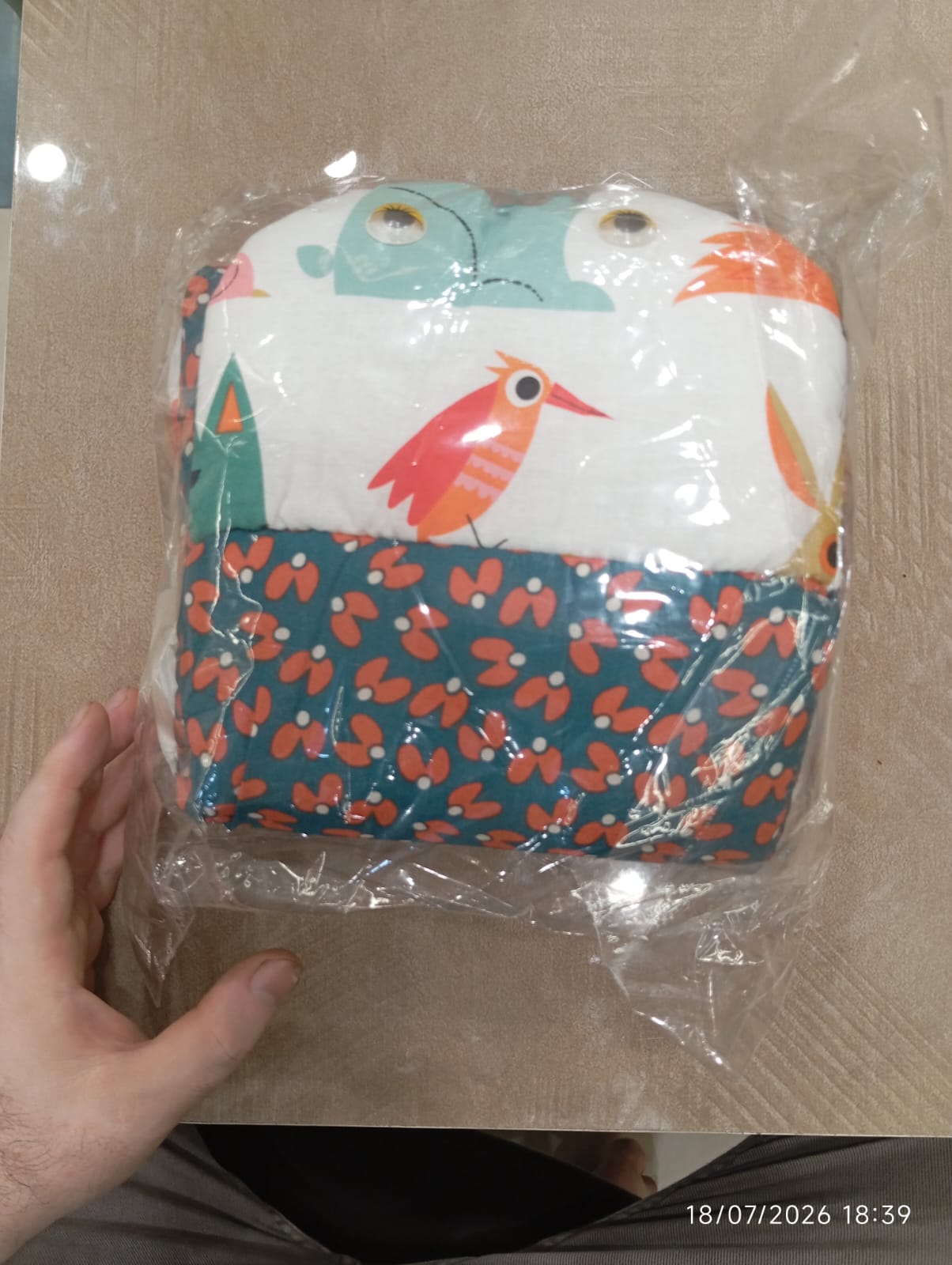 Baby Pillow - Birds