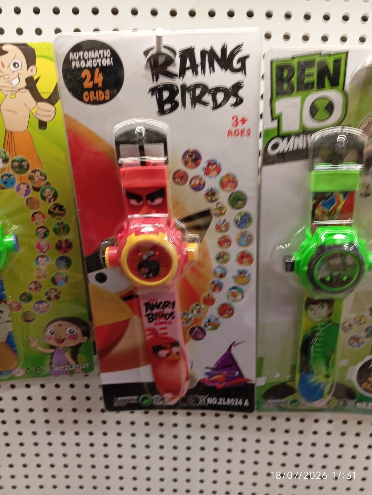 Rain Bird Orange Character Projector Watch