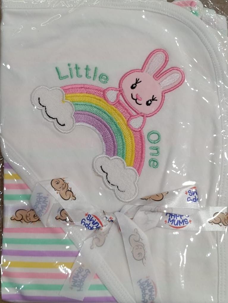 Cute Bunny Hooded Baby Towel
