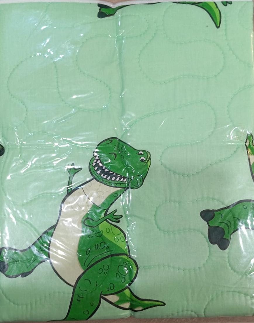 Green Dinosaur Diaper Changing Sheet