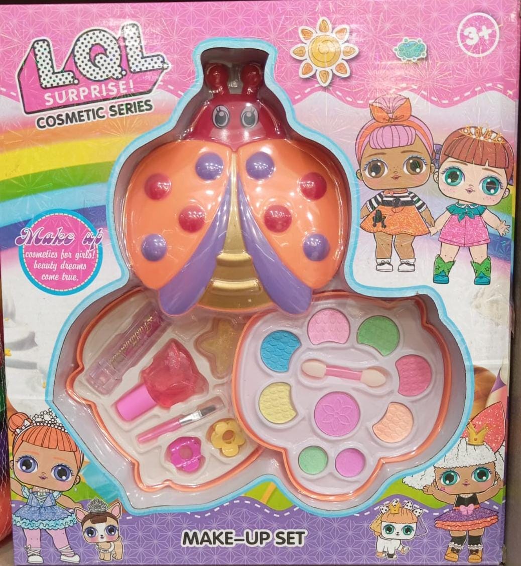 Ladybug Case Kids Makeup Play Set