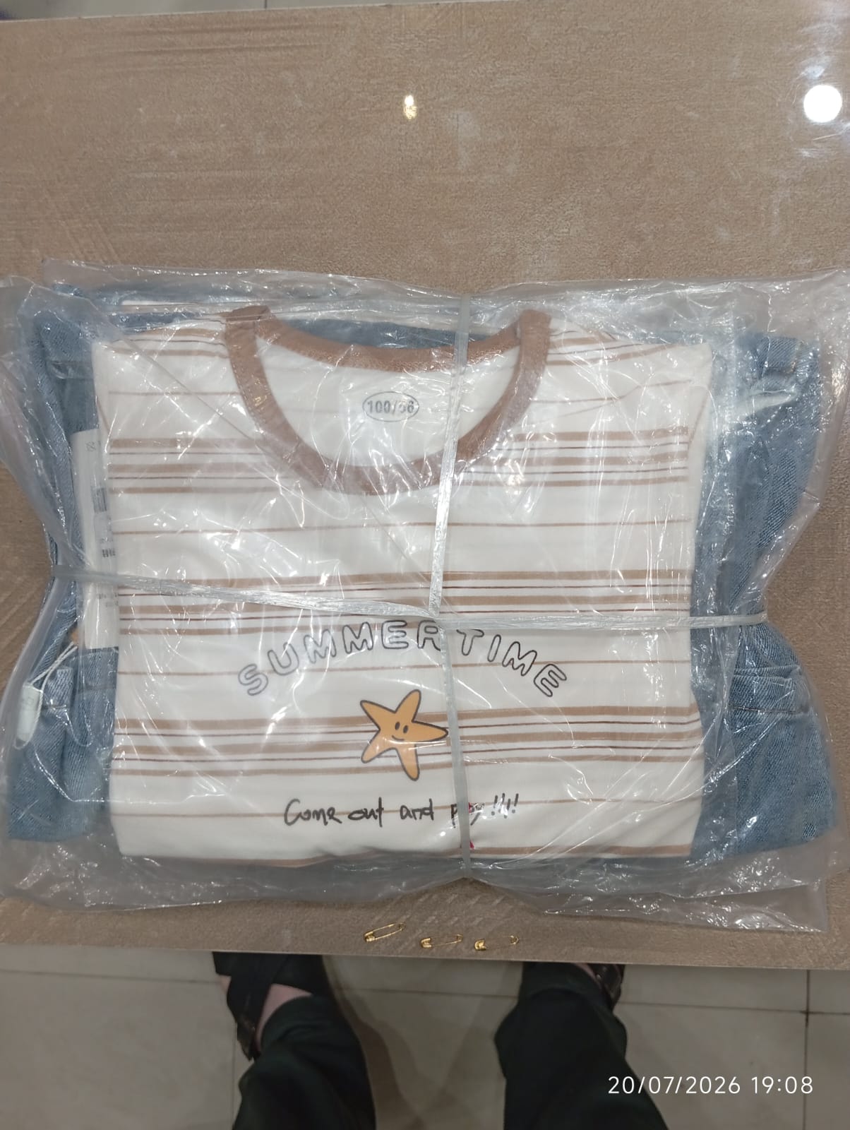 Boys Smart Dungaree Set