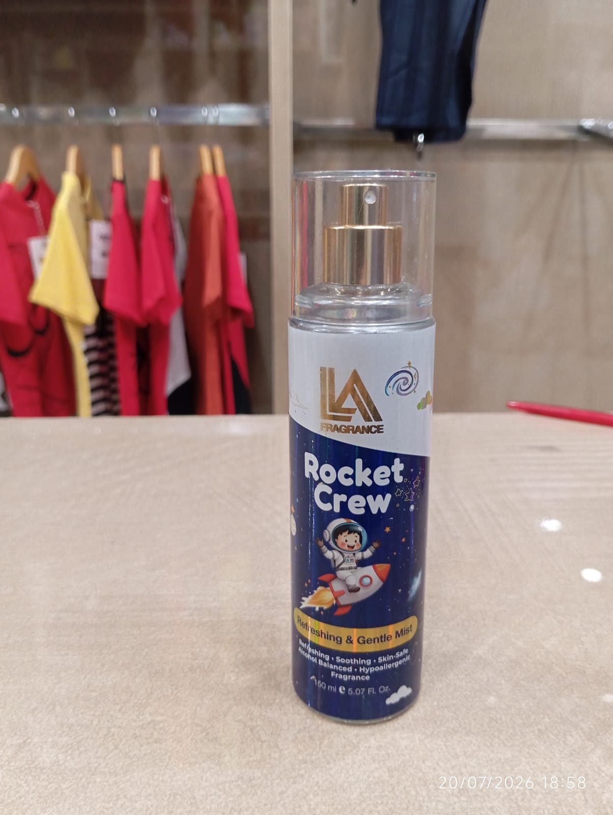 Rocket Theme Baby Body Mist