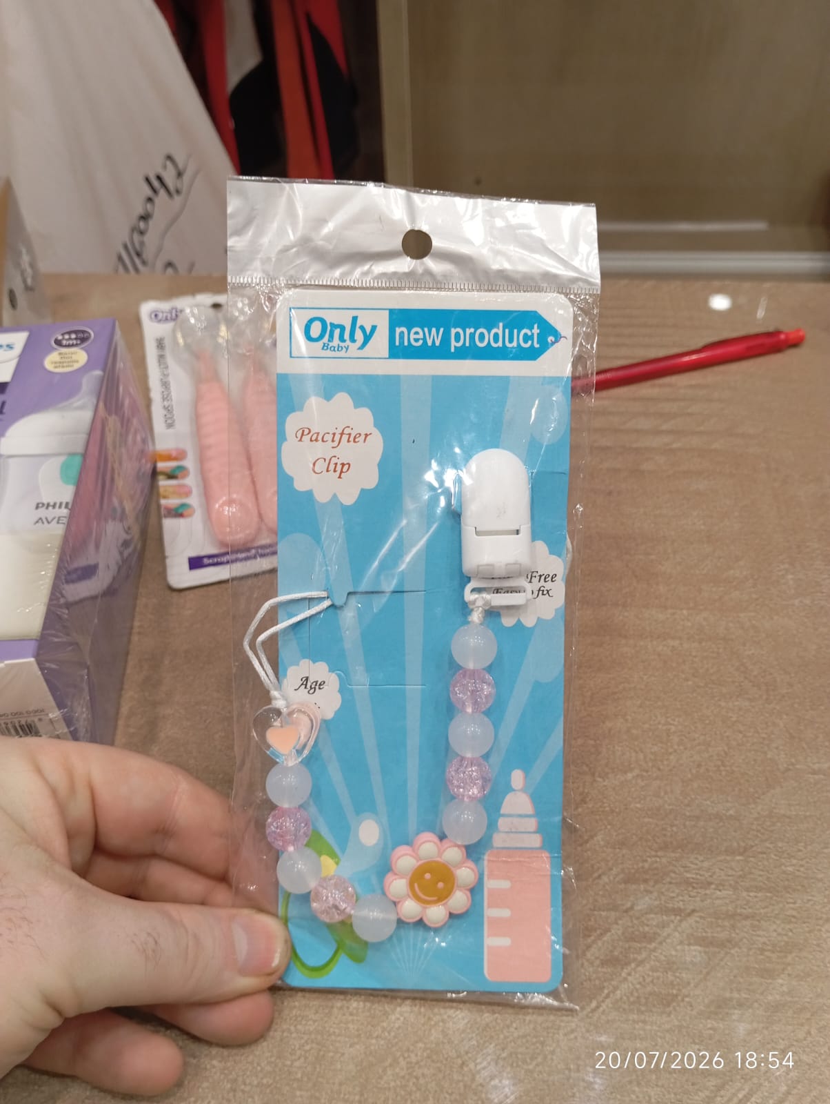 Baby Pacifier Chain Clip