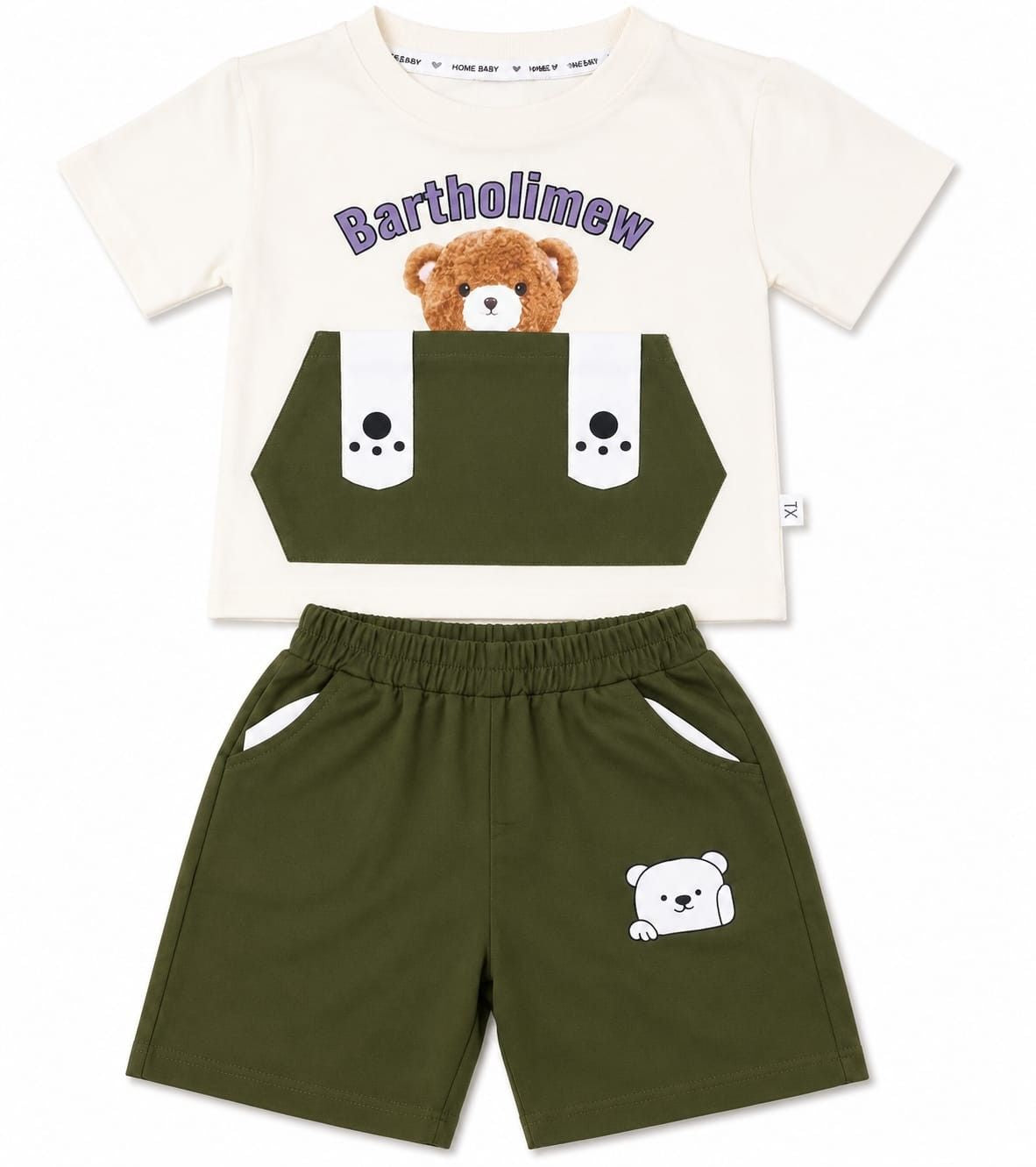 Bartholimew Teady Bear TShirt With Short