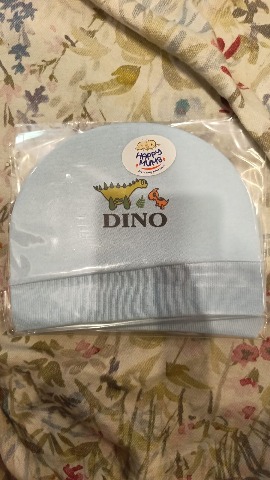 Dino Friend Newborn Baby Cap