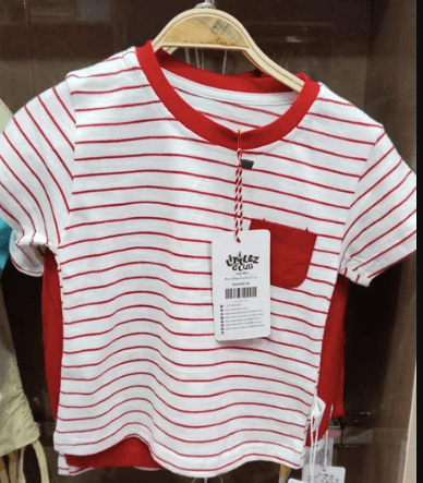 Red Stripes Boys Elegant Outfit Set