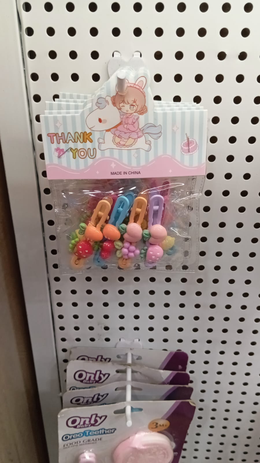Multi Fruits Hair Pins Set