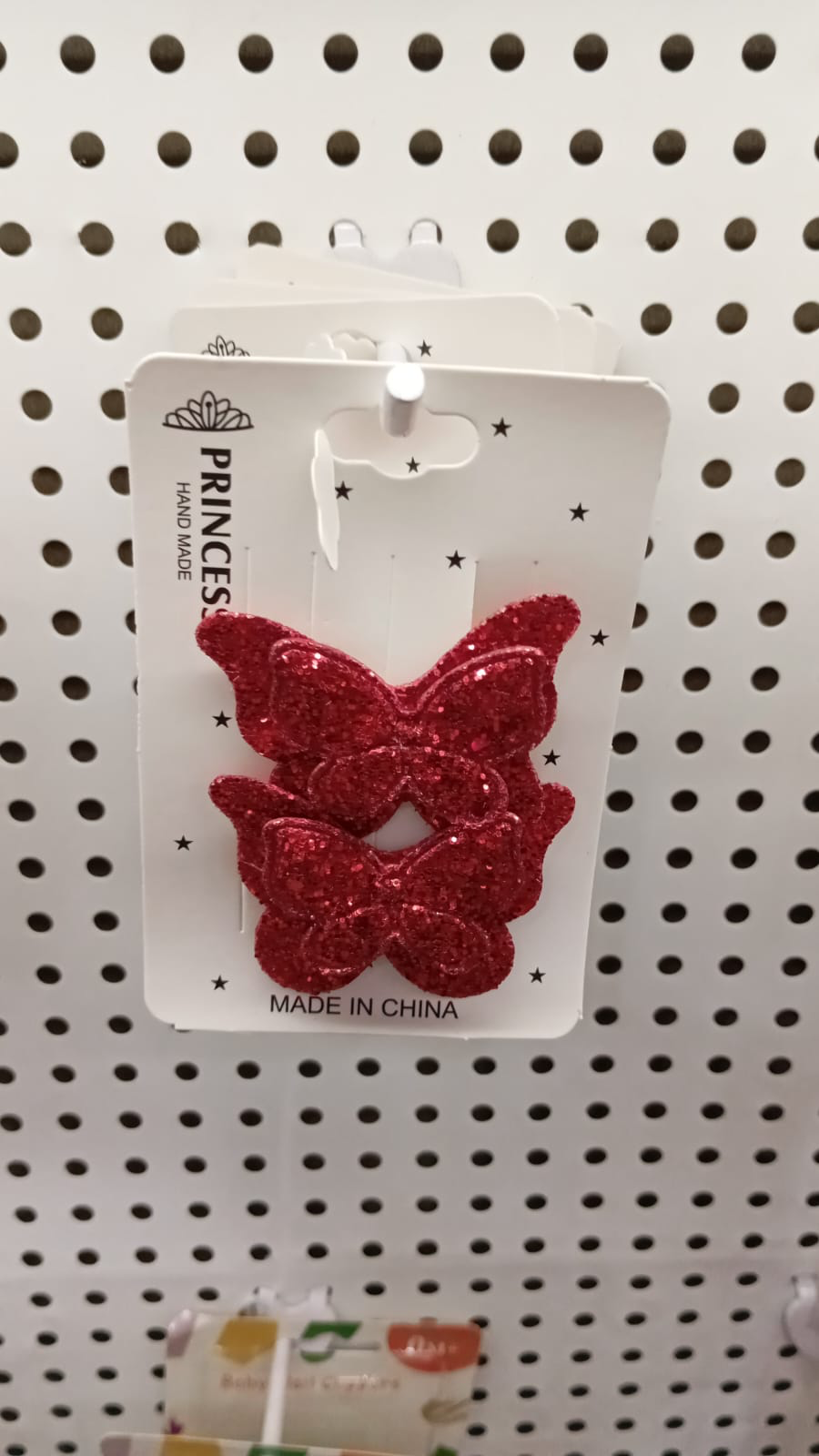 Glitter Butterfly Hair Pins