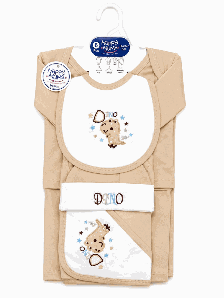 Little Dino New Born Starter Set Made of Organic Cotton