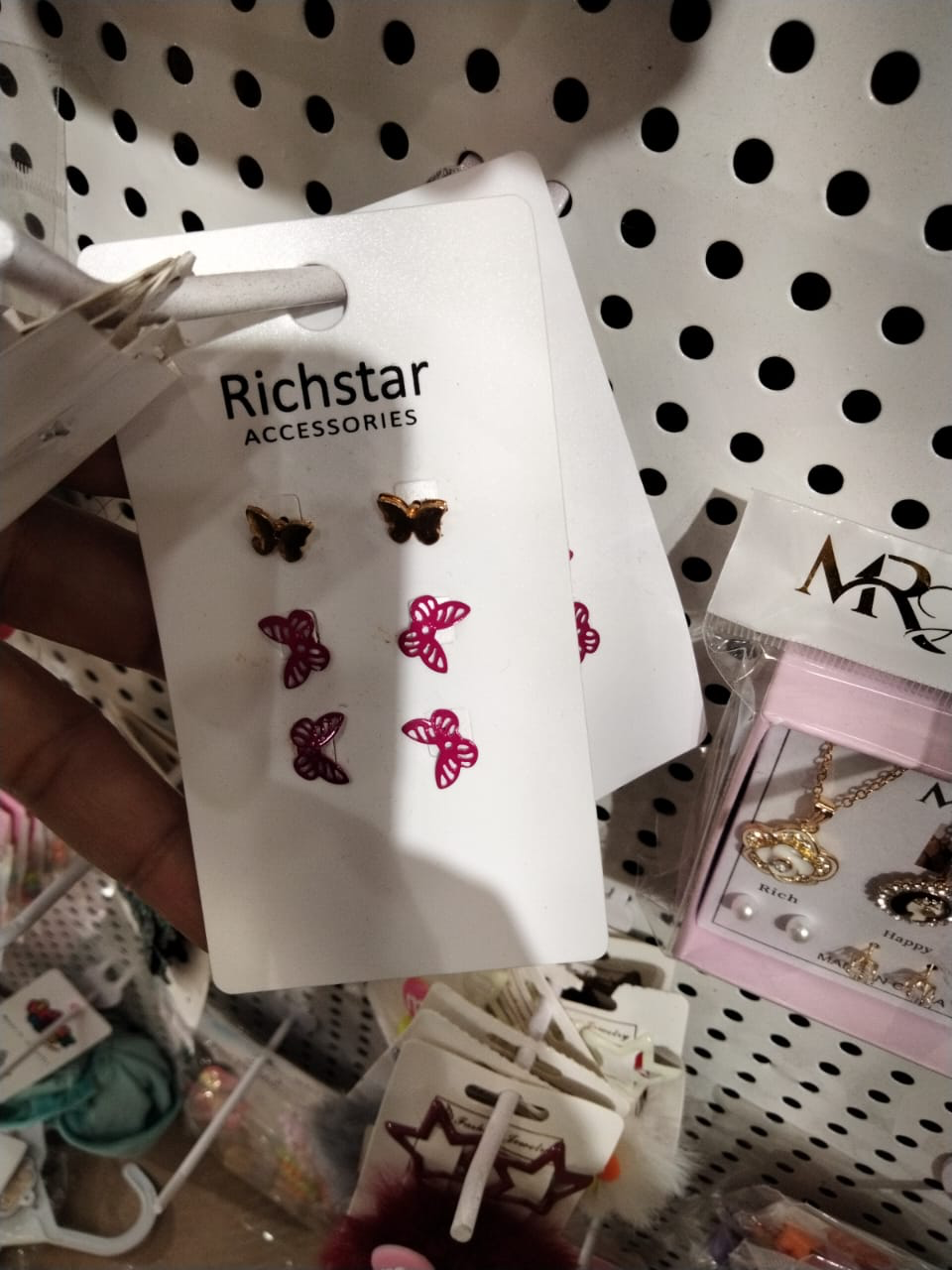 Pink and Gold Butterfly Tops Set
