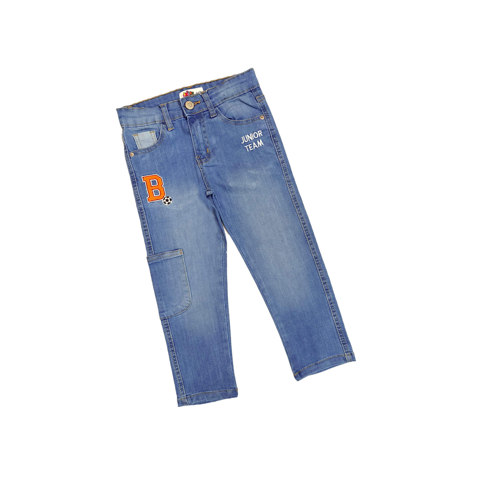 Junior Team Denim Pant - Sky Blue