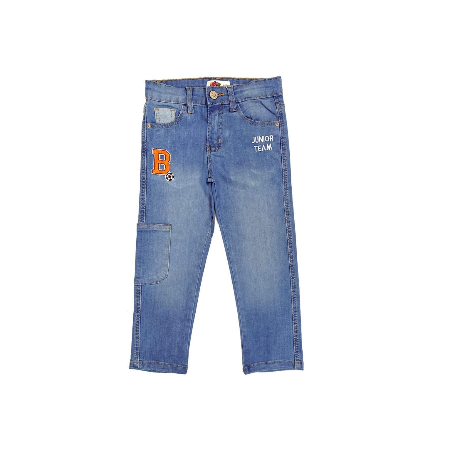 Junior Team Denim Pant - Sky Blue
