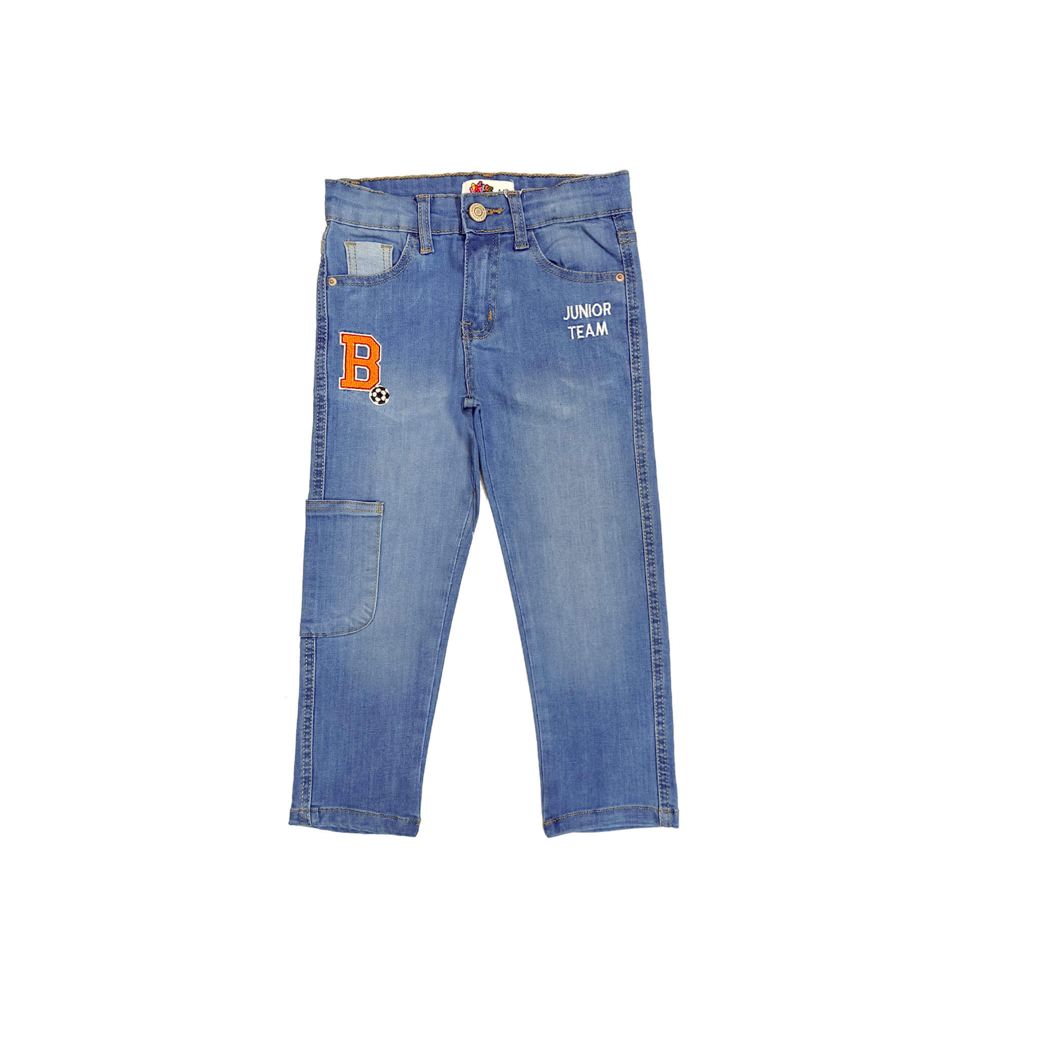 Junior Team Denim Pant - Sky Blue