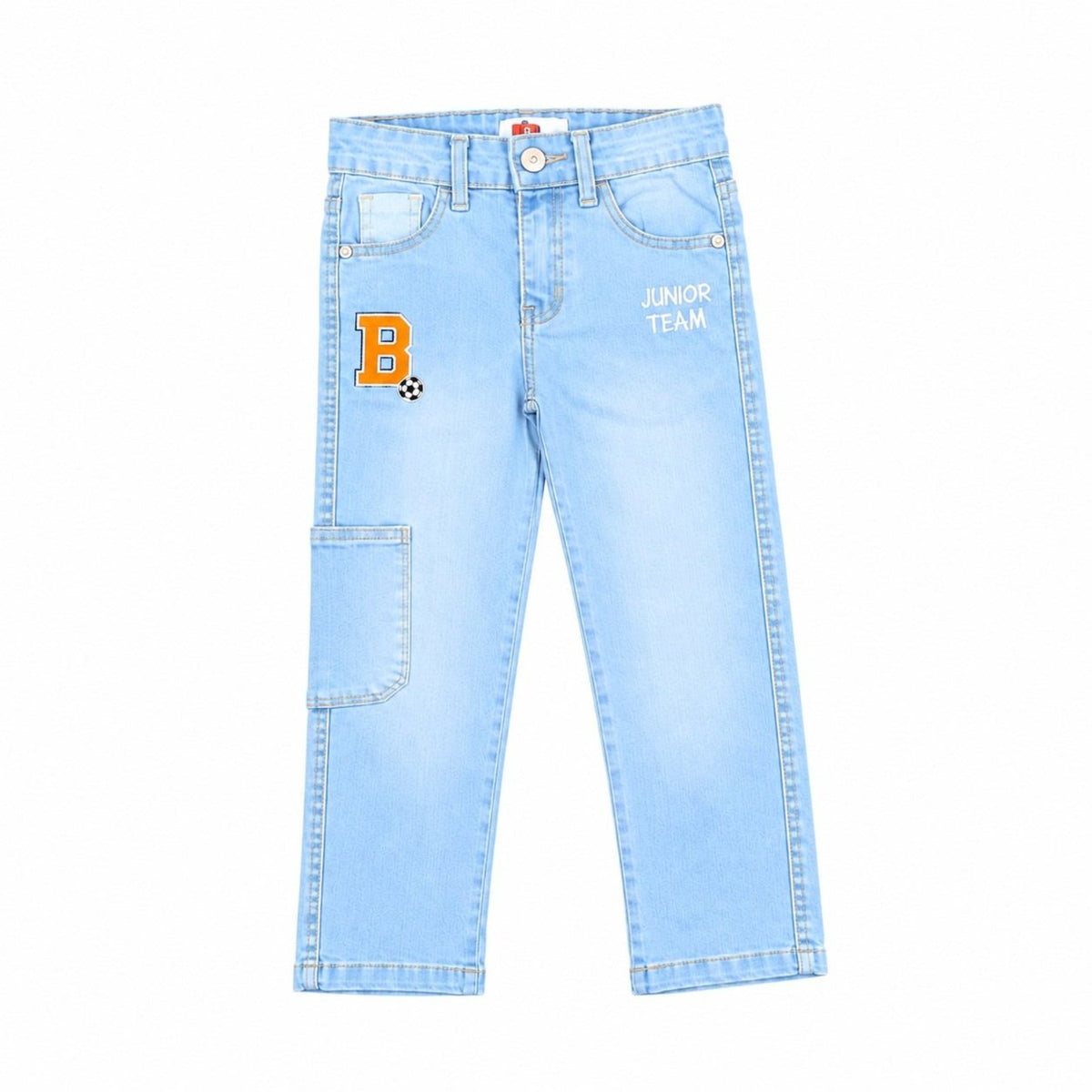 Junior Team Denim Pant - Light Blue
