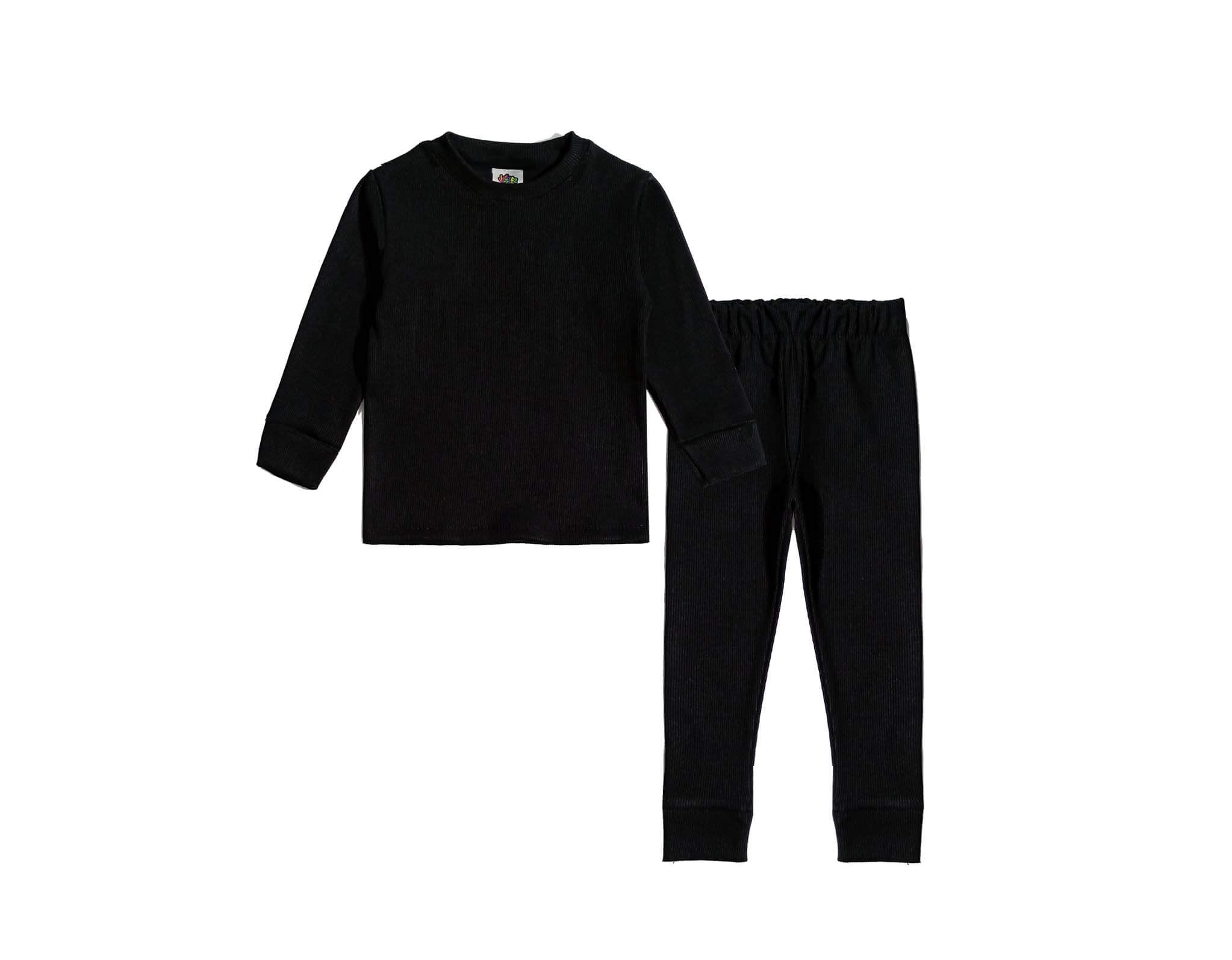 Kids Rib Inner Suit - Black
