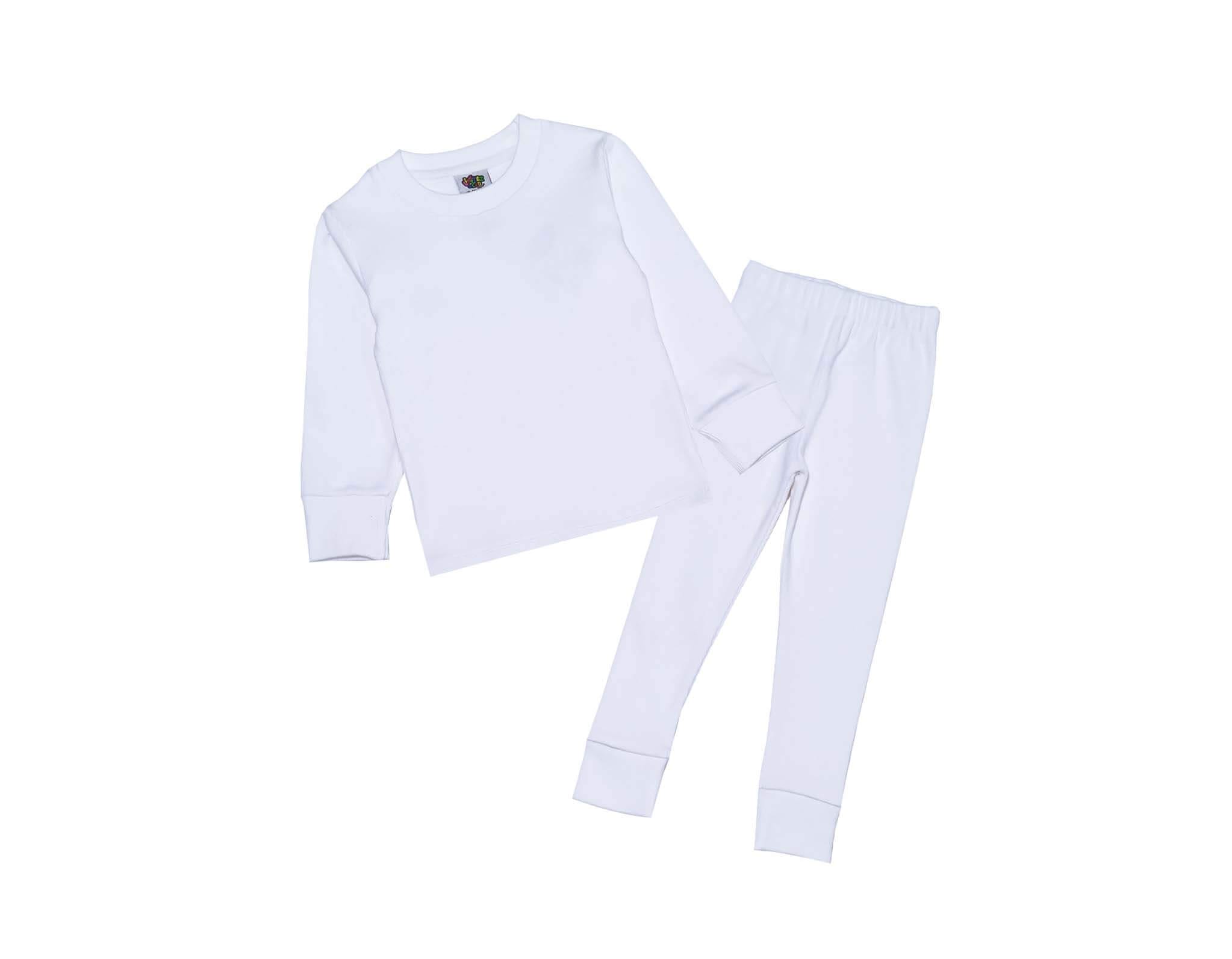 Kids Rib Inner Suit - White