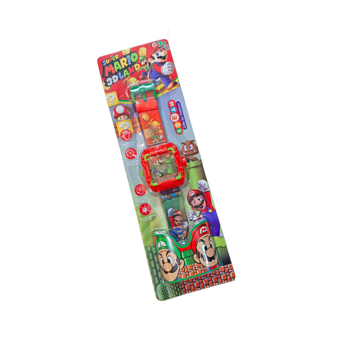 Kids Super Mario Junior Watch With Projection - Red