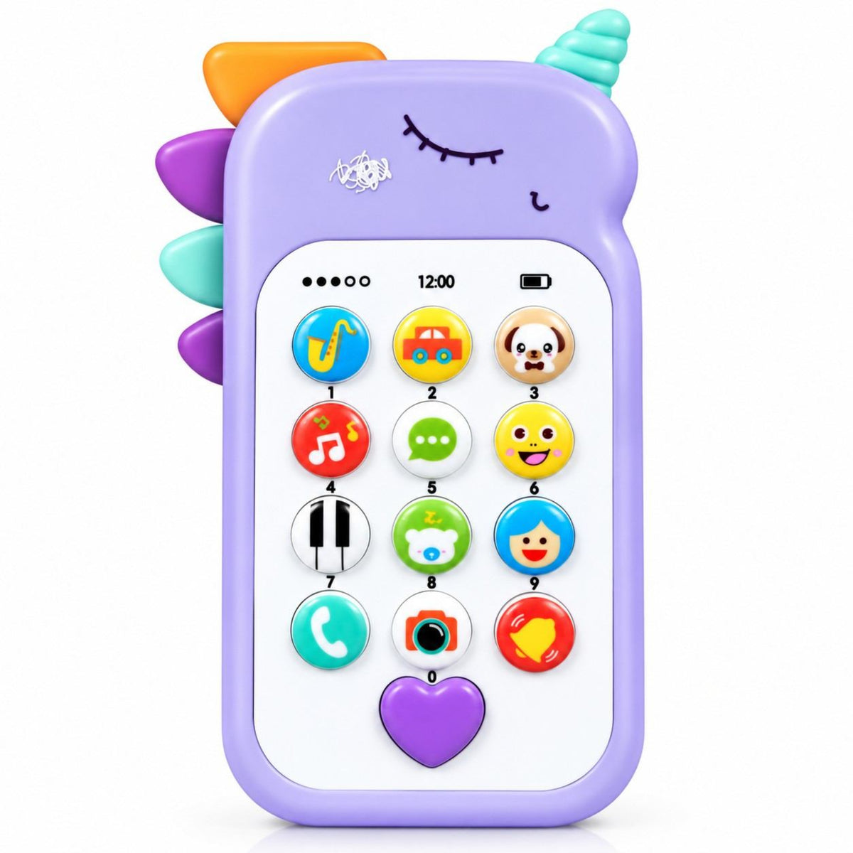 Kids Musical Unicorn Toy Phone Set