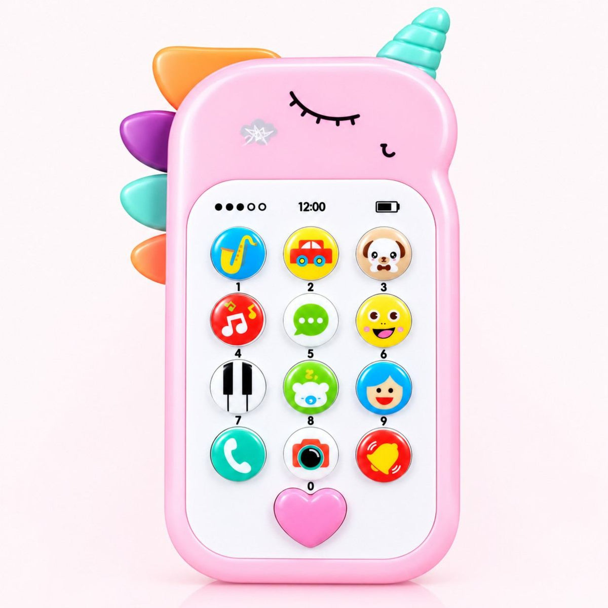 Kids Musical Unicorn Toy Phone Set