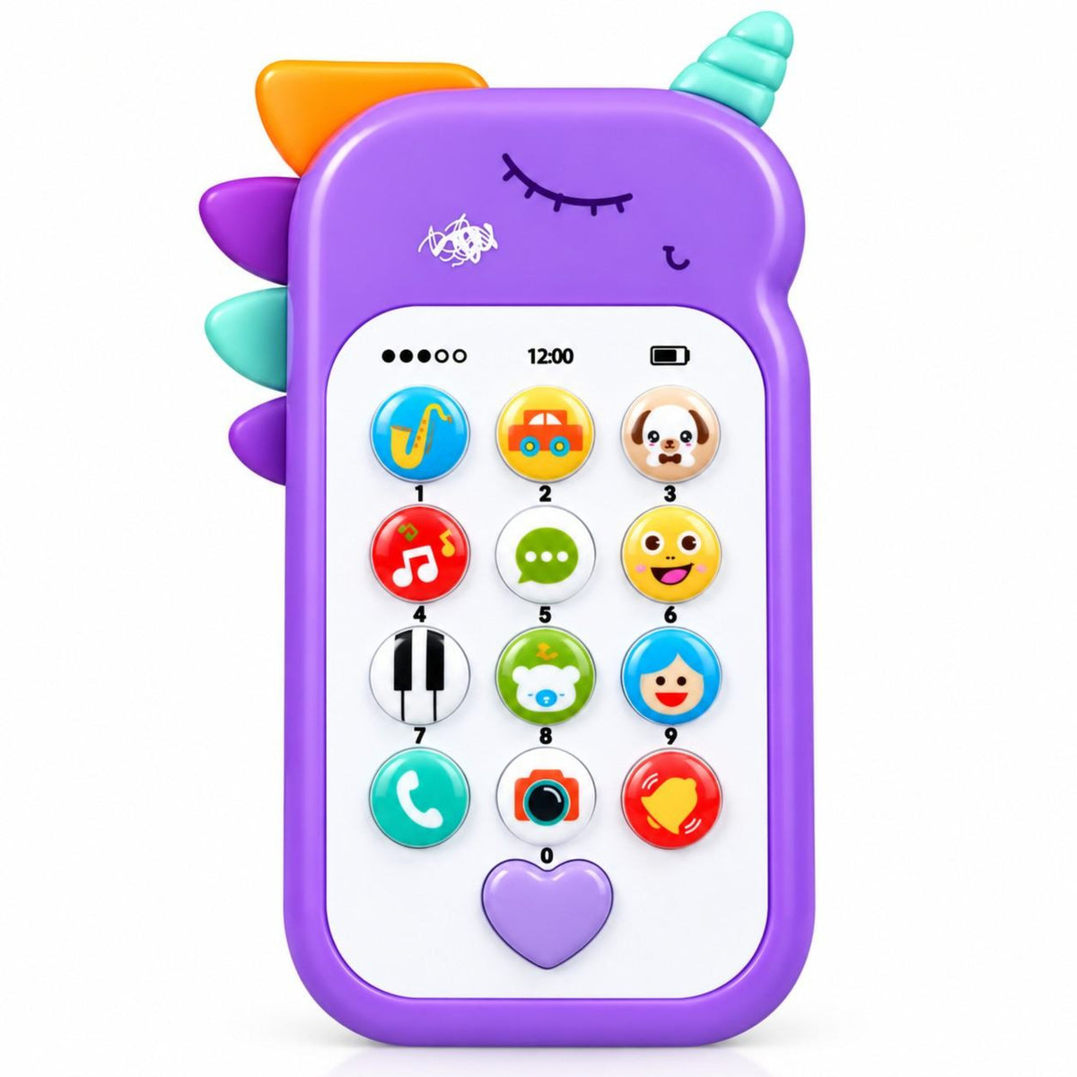 Kids Musical Unicorn Toy Phone Set