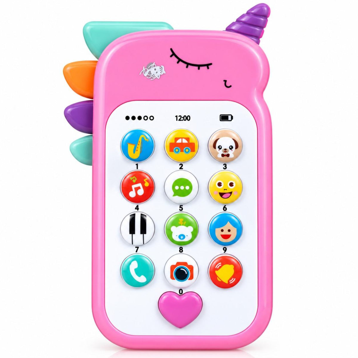 Kids Musical Unicorn Toy Phone Set