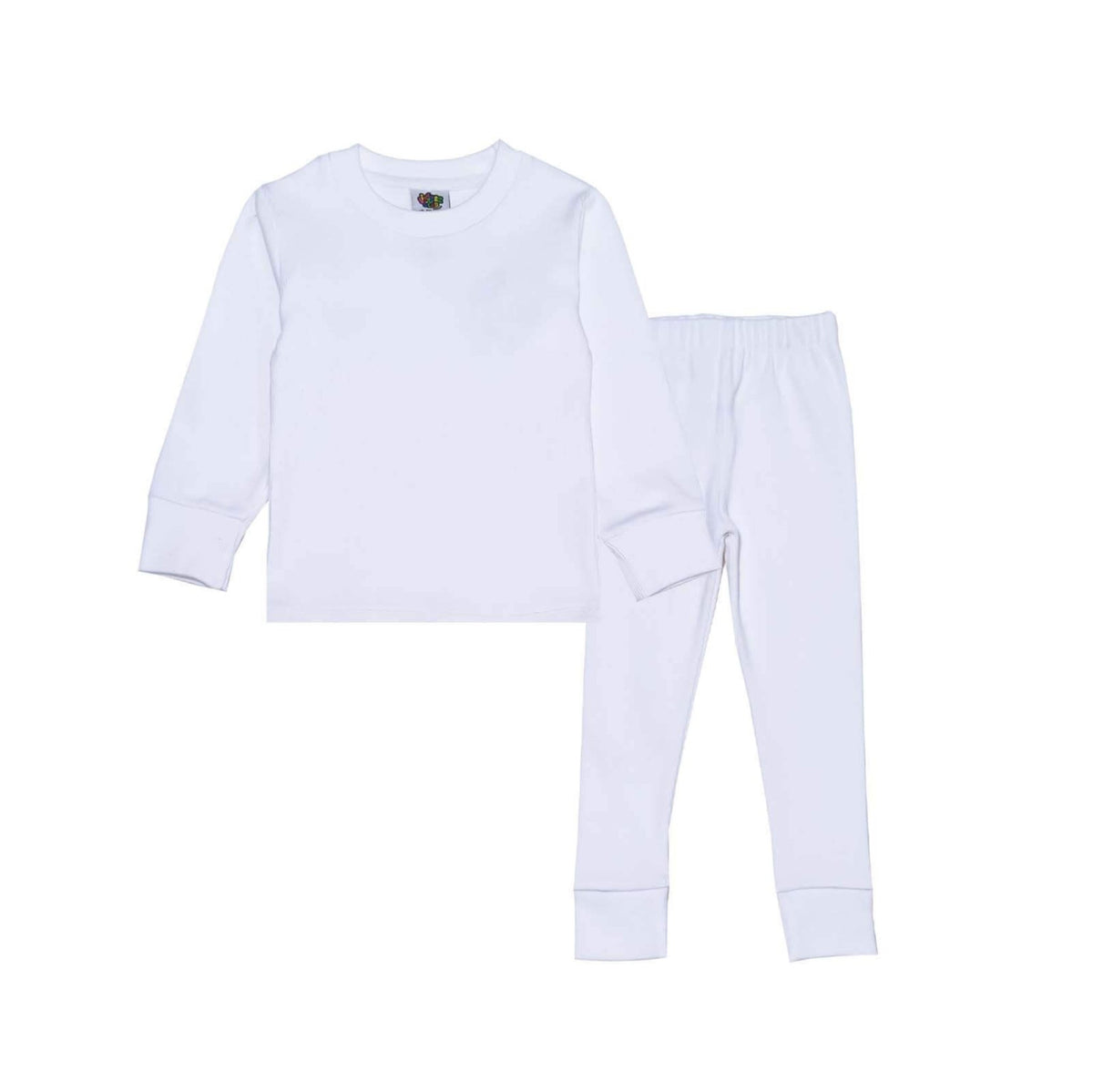 Kids Rib Inner Suit - White