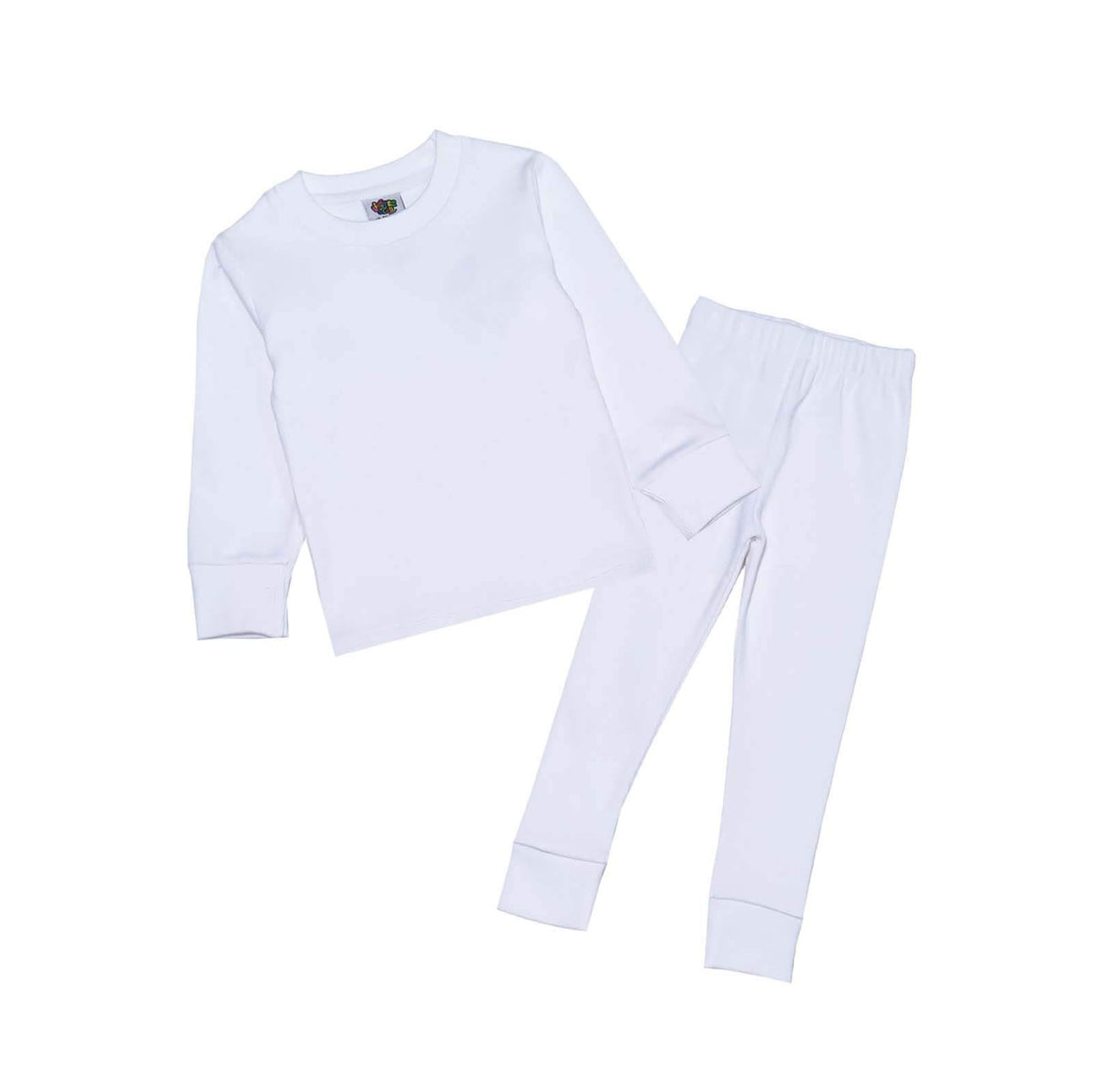 Kids Rib Inner Suit - White