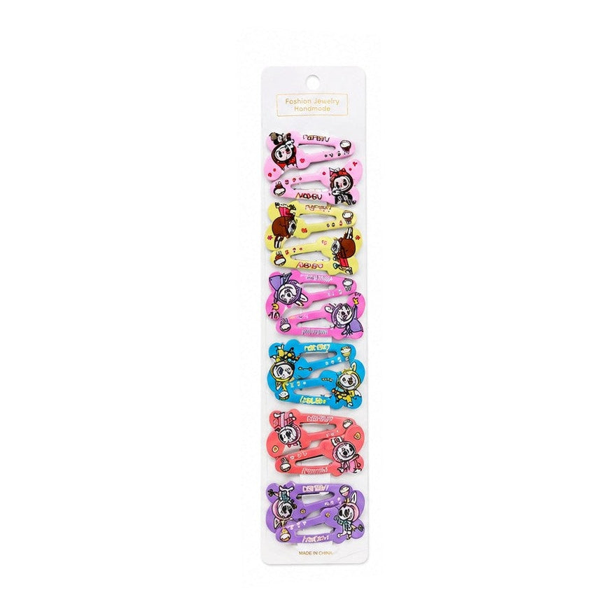 Labubu Printed Six Different Colors Hair Pins