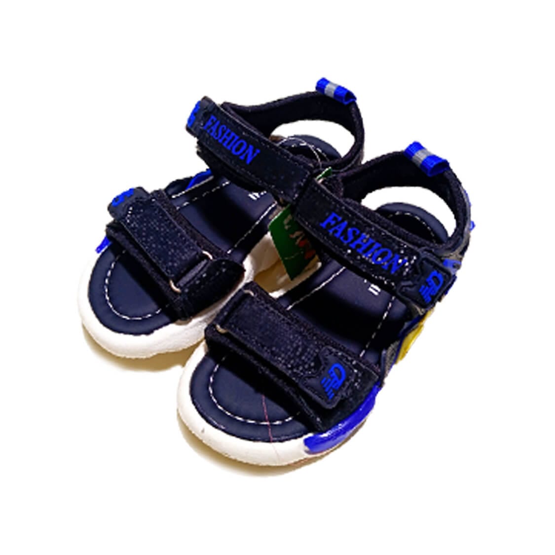 Latest Fashion Premium Quaity LED Lights in Sole Soft Stylish Sandals -Black