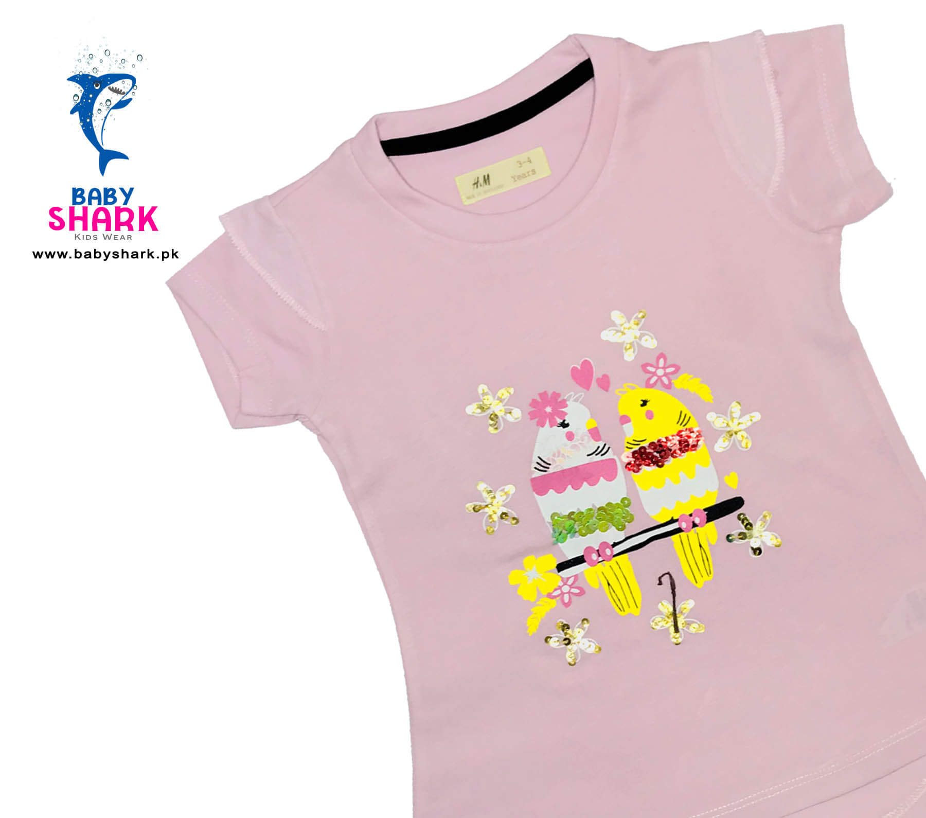 Love Birds T-Shirt - Light Purple