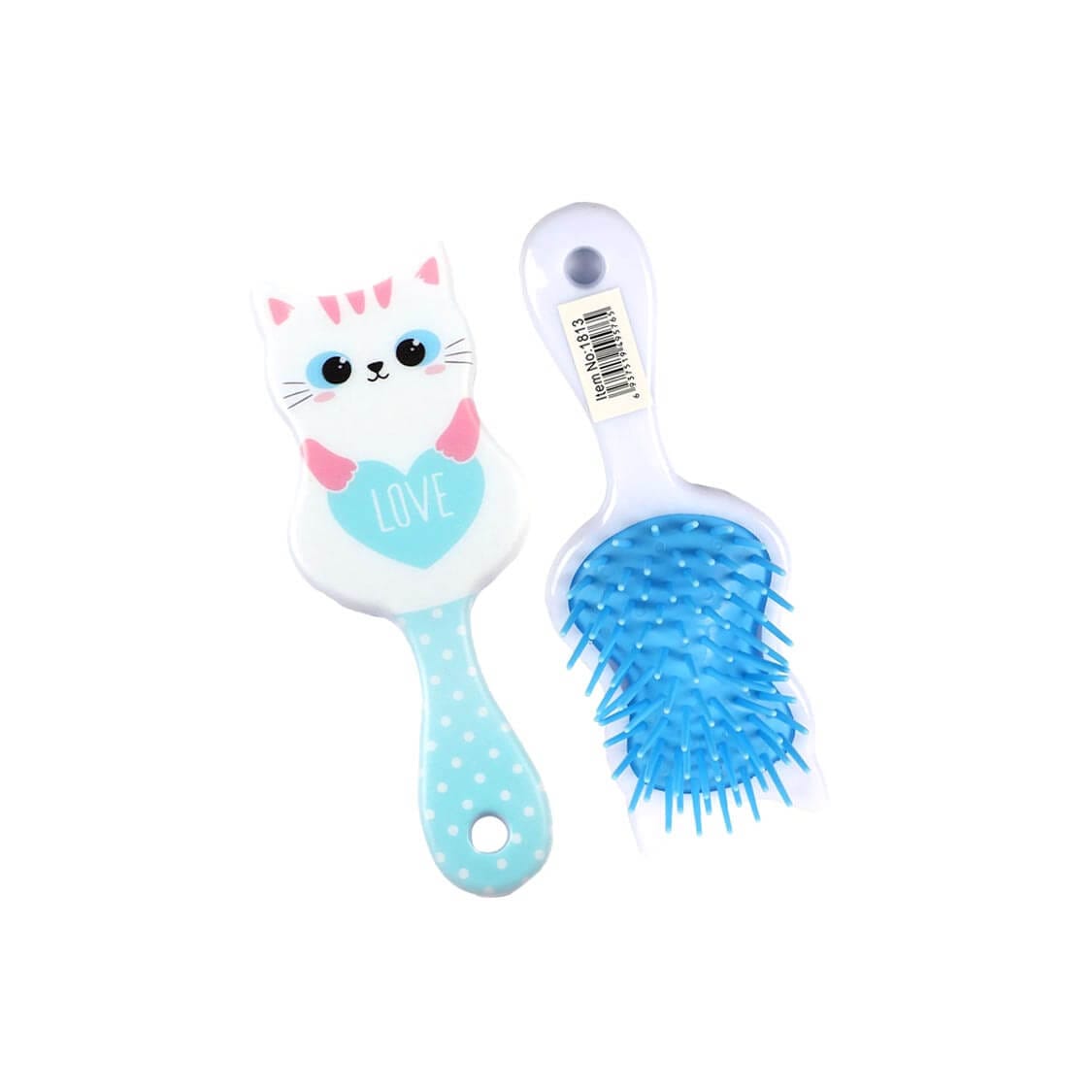 Love Kitty Babies Hair Brush - White