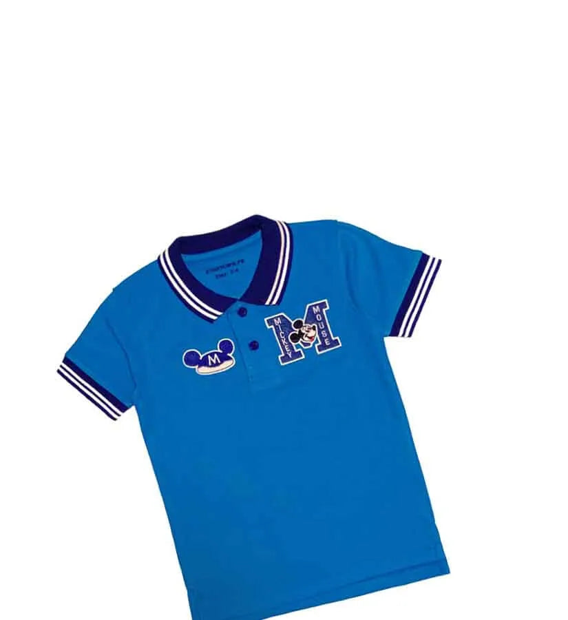 M For Mickey Polo Shirt - Blue