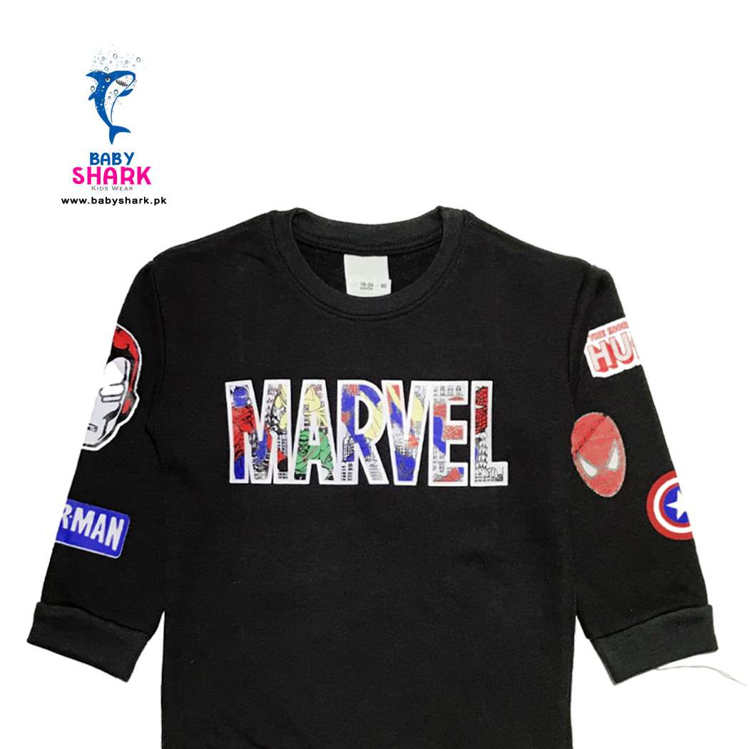 Marvel Terry Sweatshirt - Black