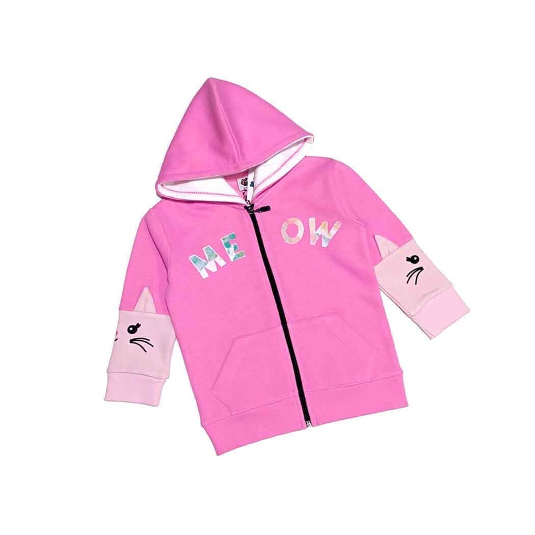 MEOW Kitty Zipper Hood