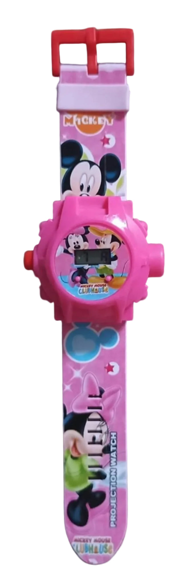 M M  Printed Strap Watch - Pink 