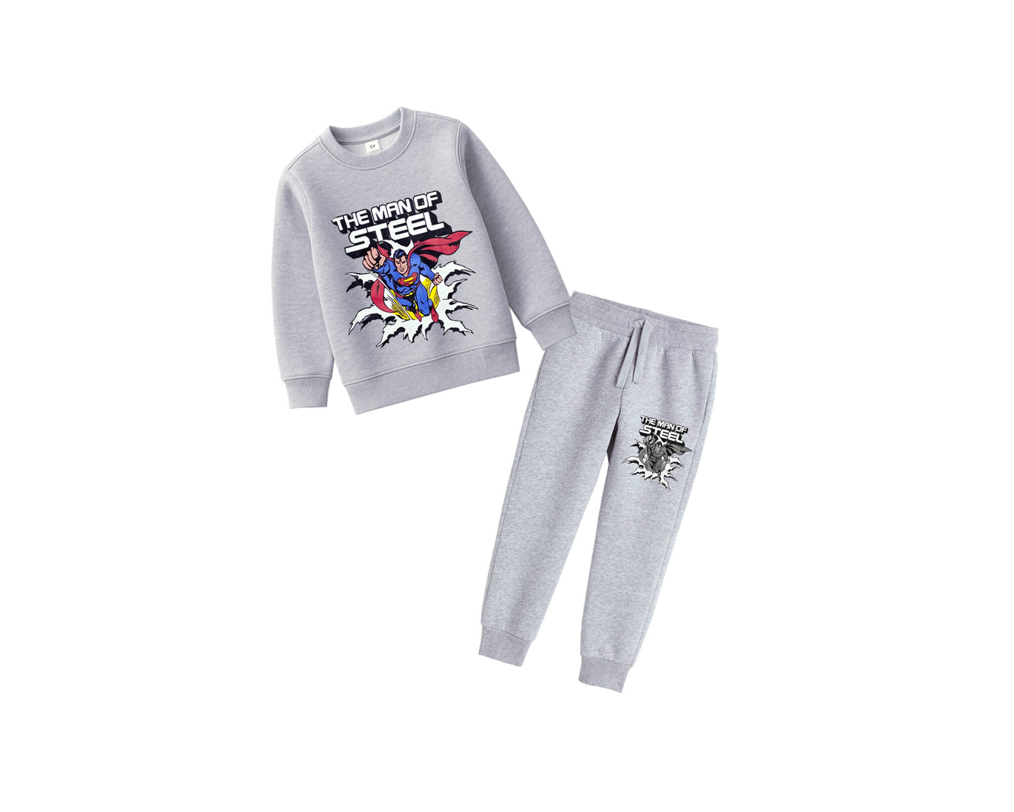 Man Of Steel Super Tracksuit-Haider Gray