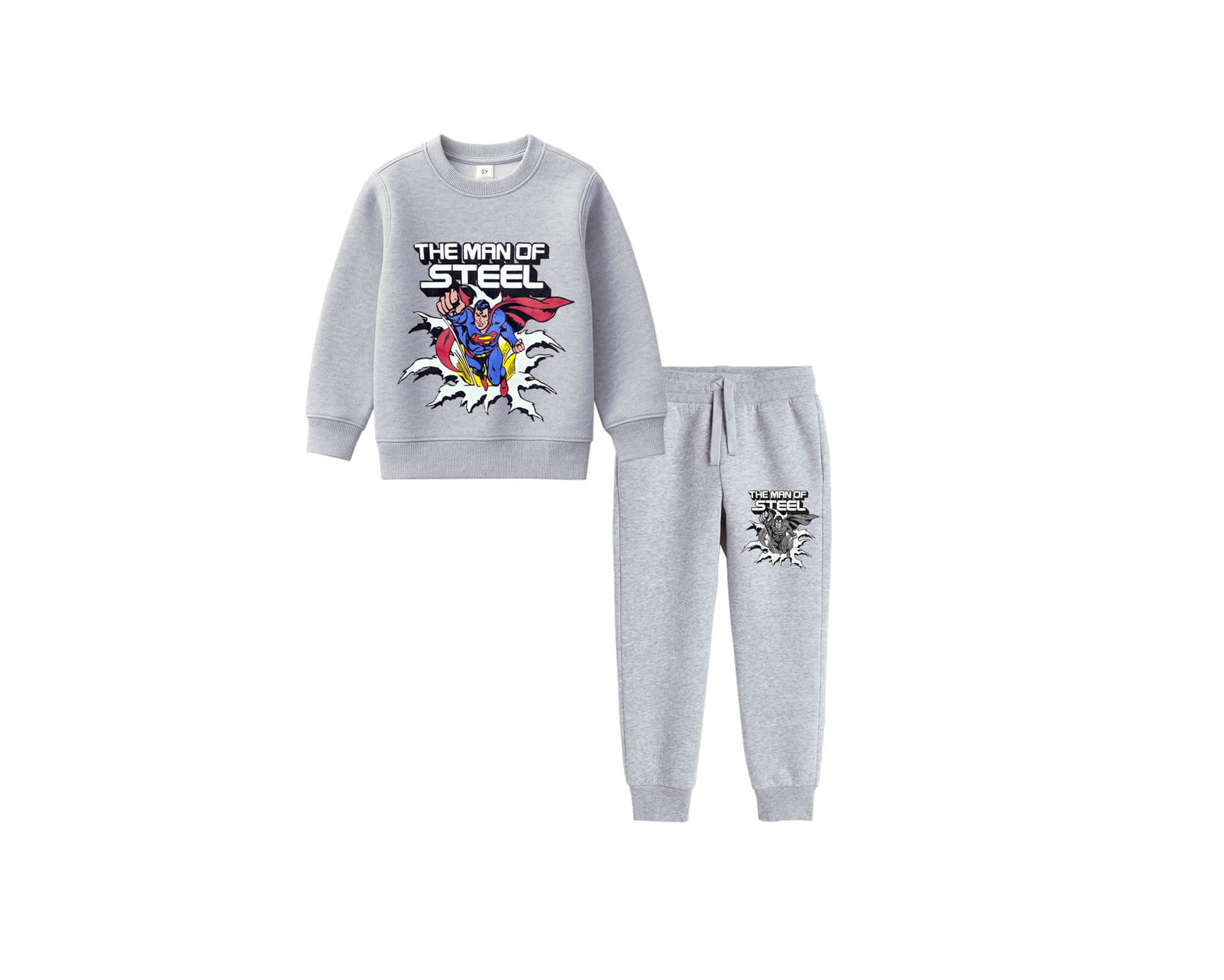 Man Of Steel Super Tracksuit-Haider Gray