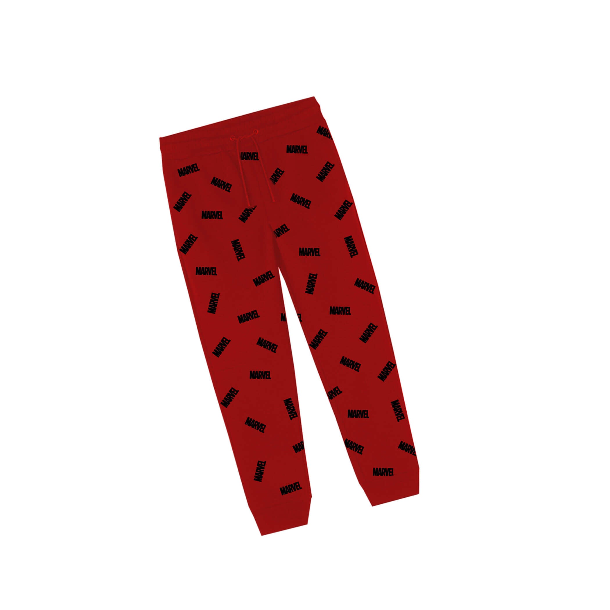 Marvel Allover Fleece Trouser-Red