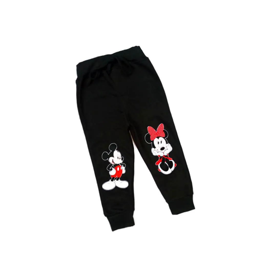 Mickey-Happy-With-Minnie-Fleece-Trouser-Black-1