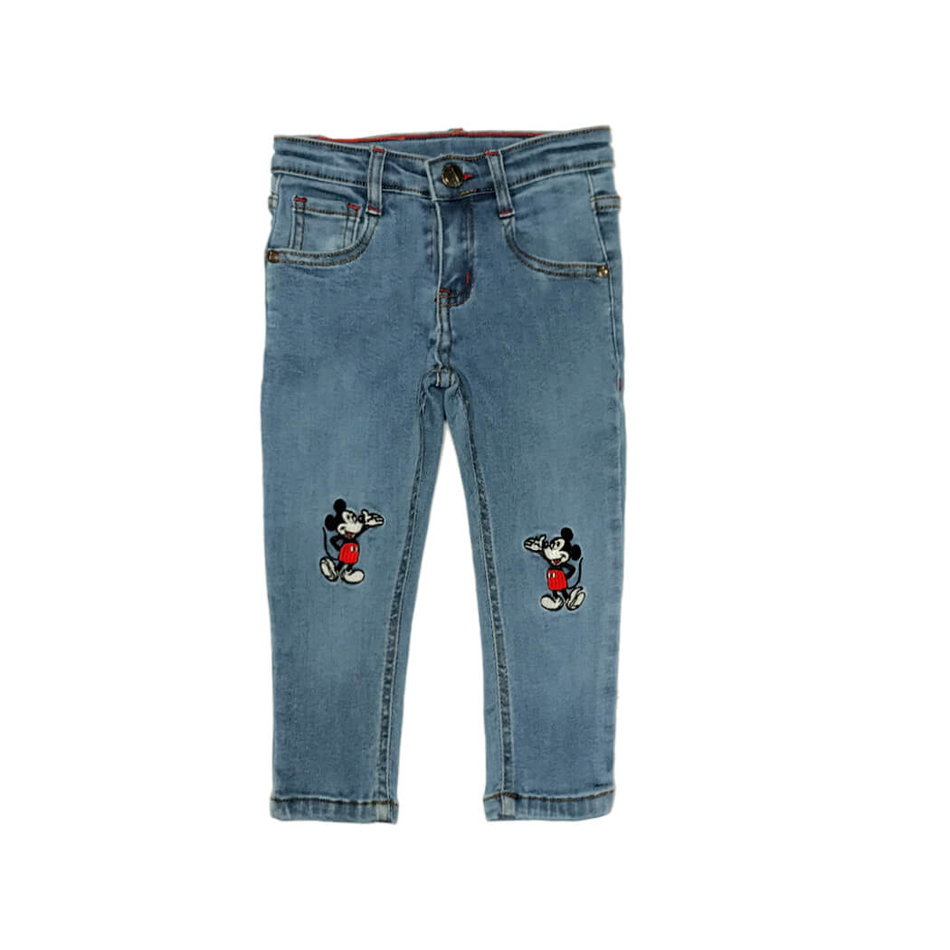 MickeyMouseDenimPentLightBlue